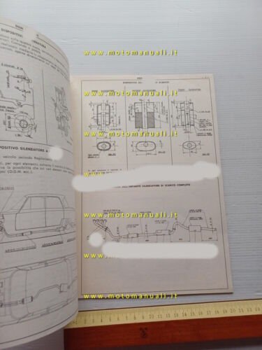 Alfa Romeo GIULIA Super 1.3 115.09 1970 agg.74 scheda omologazione …