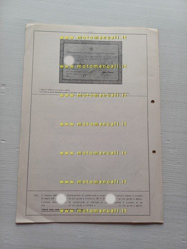 Alfa Romeo Giulia Super 105.26 1964 agg. 4.69 scheda omologazione …