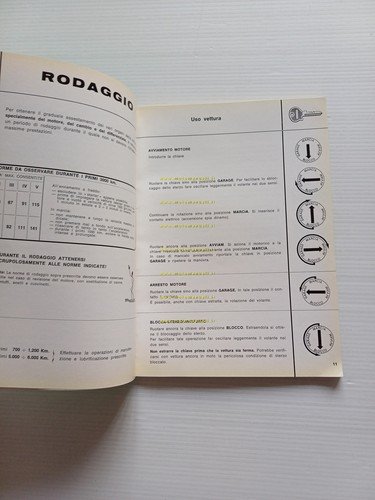 Alfa Romeo Giulia Super 1967-68 manuale uso manutenzione libretto originale