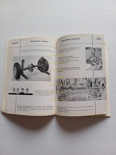 Alfa Romeo Giulia Super 1967-68 manuale uso manutenzione libretto originale