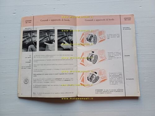 Alfa Romeo Giulia TI 1600 1963 manuale uso manutenzione libretto …
