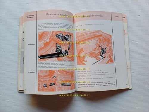 Alfa Romeo Giulia TI 1600 1963 manuale uso manutenzione libretto …