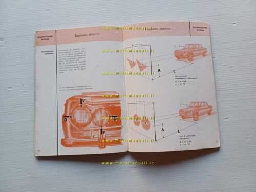 Alfa Romeo Giulia TI 1600 1963 manuale uso manutenzione libretto …