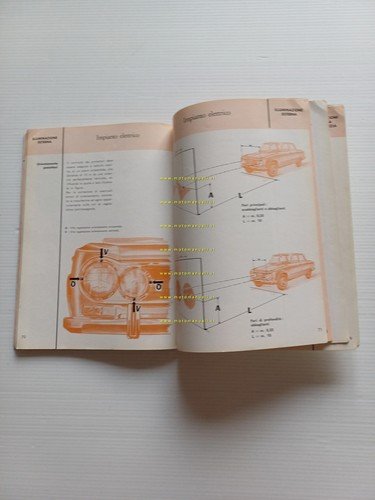 Alfa Romeo Giulia TI 1962 manuale uso manutenzione libretto originale