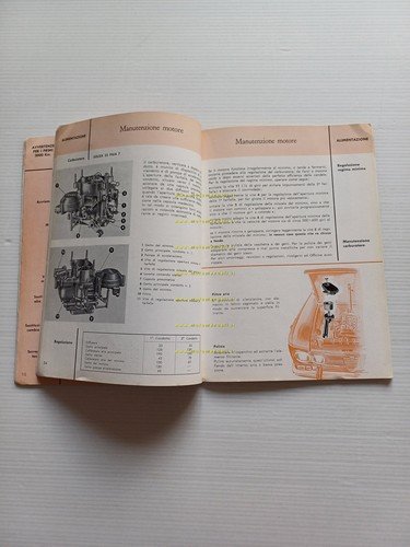 Alfa Romeo Giulia TI 1962 manuale uso manutenzione libretto originale