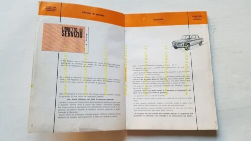 Alfa Romeo Giulia TI 1964 manuale uso manutenzione libretto originale