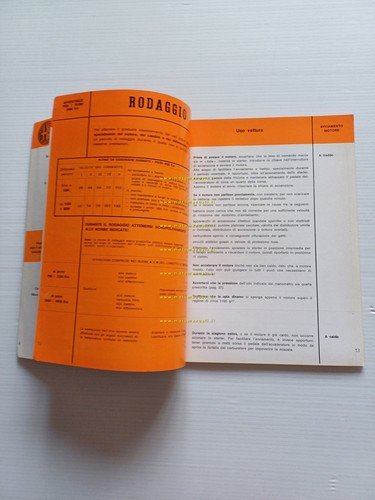 Alfa Romeo Giulia TI 1967 manuale uso manutenzione libretto originale