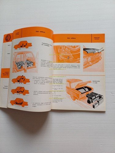 Alfa Romeo Giulia TI 1967 manuale uso manutenzione libretto originale