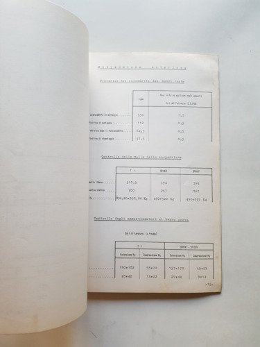 Alfa Romeo Giulia ti Spider Sprint '69 manuale officina caratteristiche …