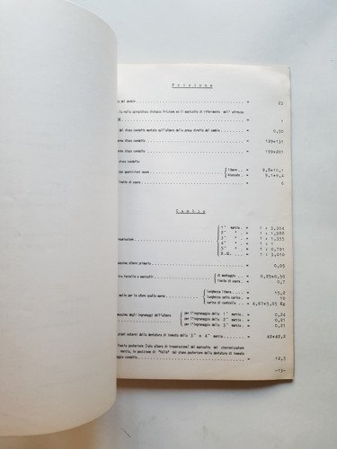 Alfa Romeo Giulia ti Spider Sprint '69 manuale officina caratteristiche …