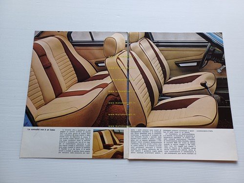 Alfa Romeo Giulietta 1.3 - 1.6 1977 depliant originale italiano