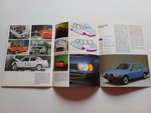 Alfa Romeo Giulietta 1.3 - 1.6 1978 depliant originale italiano