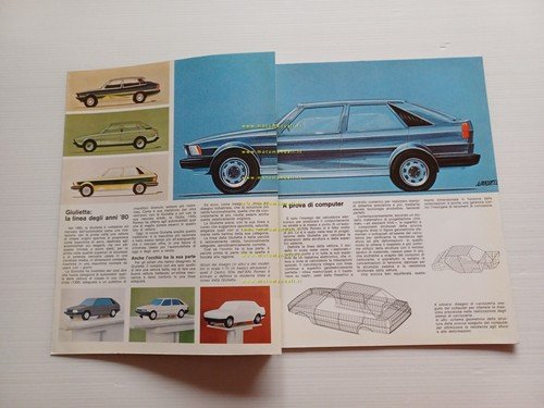 Alfa Romeo Giulietta 1.3 - 1.6 1978 depliant originale italiano