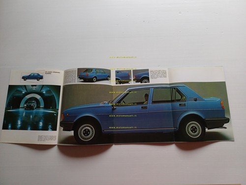 Alfa Romeo Giulietta 1.3 - 1.6 1978 depliant originale italiano