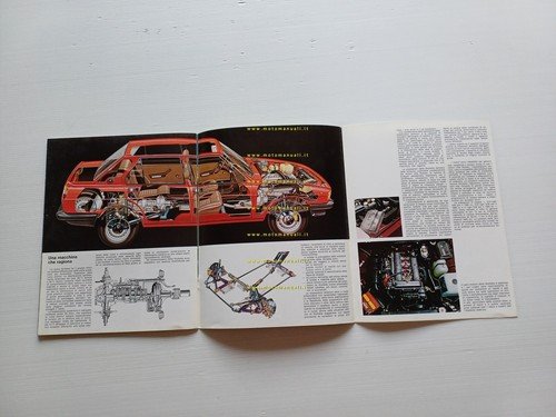 Alfa Romeo Giulietta 1.3 - 1.6 1980 depliant italiano originale