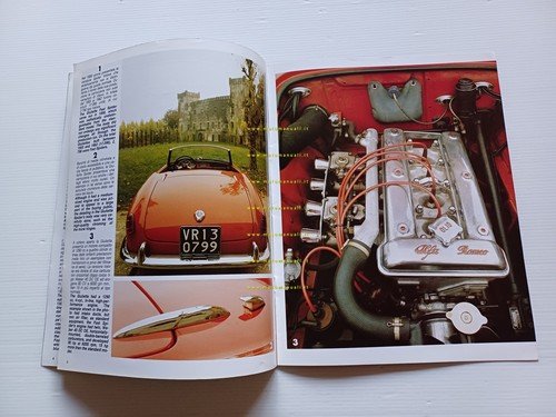 Alfa Romeo Giulietta-Giulia Spider 1.3-1.6 Allegato rivista GT Granturismo 1987