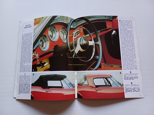 Alfa Romeo Giulietta-Giulia Spider 1.3-1.6 Allegato rivista GT Granturismo 1987