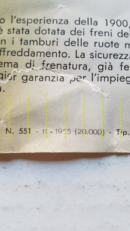 Alfa Romeo Giulietta Sprint 1955 depliant originale italiano