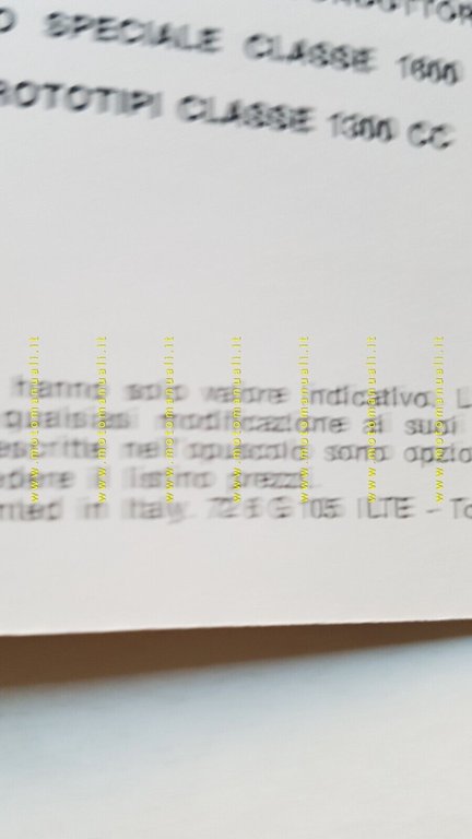 Alfa Romeo GT - Spider Junior 1972 depliant originale italiano