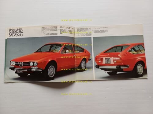 Alfa Romeo GT 1.6 - GTV 2.0 depliant italiano originale