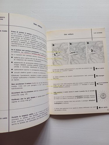 Alfa Romeo GT 1300 Junior 1966 manuale uso manutenzione libretto …