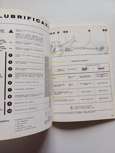 Alfa Romeo GT 1300 Junior 1968 manuale uso manutenzione libretto …