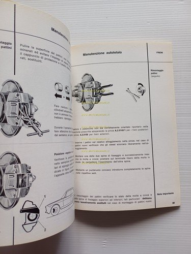 Alfa Romeo GT 1300 Junior 1968 manuale uso manutenzione libretto …