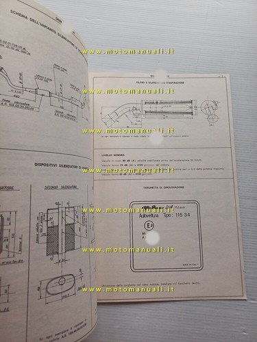 Alfa Romeo GT 1600 Junior 115.34 1974 scheda omologazione DGM …