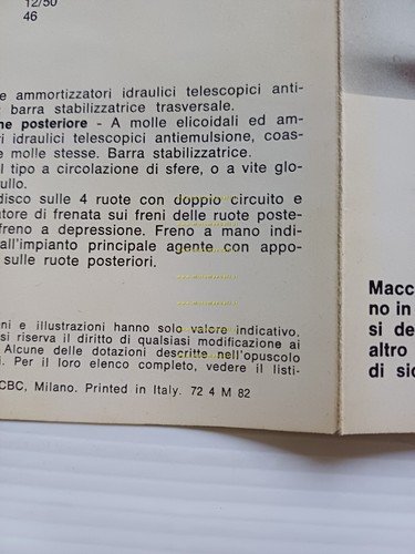 Alfa Romeo GT Junior 1.3 - 1.6 1973 depliant italiano …