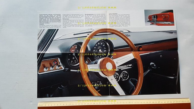 Alfa Romeo GT Junior 1.3 - 1.6 1973 depliant originale …