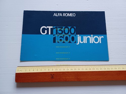 Alfa Romeo GT Junior 1300 - GT Junior 1600 1974-5 …