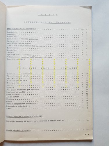 Alfa Romeo GTA 1300 Junior 1968 manuale officina caratteristiche tecniche