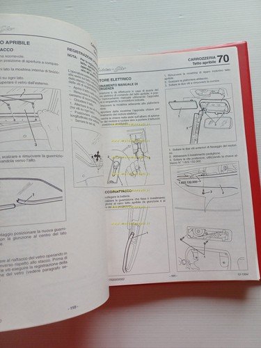 Alfa Romeo GTV - Spider 1994-96 manuale officina Carrozzeria - …