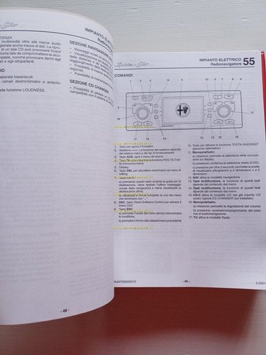 Alfa Romeo GTV - Spider 1994-97 manuale officina Impianto Elettrico …