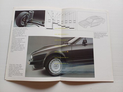 Alfa Romeo GTV 2.0 - GTV 6 2.5 1986 depliant …