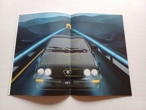 Alfa Romeo GTV 2.0 - GTV 6 2.5 1986 depliant …