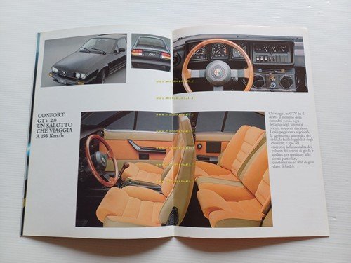 Alfa Romeo GTV 2.0 - GTV 6 2.5 1986 depliant …