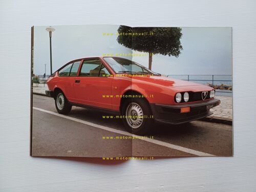 Alfa Romeo GTV 2.0 1982 depliant originale italiano