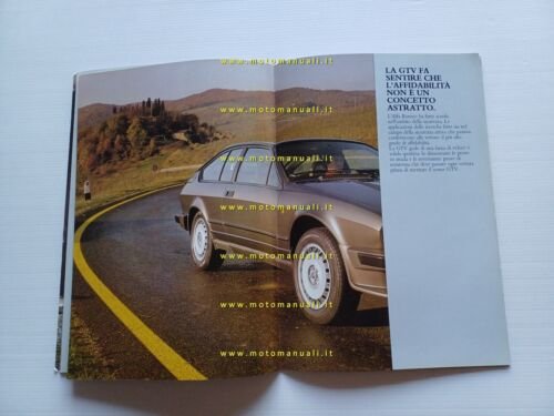 Alfa Romeo GTV 6 2.5 - 2.0 1983 depliant originale …