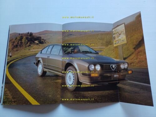 Alfa Romeo GTV 6 2.5 - 2.0 1983 depliant originale …