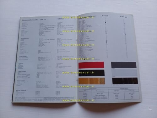 Alfa Romeo GTV 6 2.5 - 2.0 1983 depliant originale …
