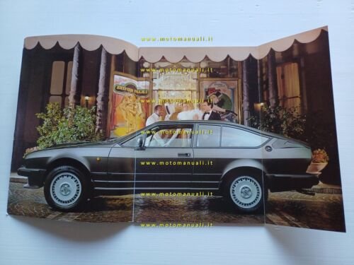 Alfa Romeo GTV 6 2.5 - 2.0 1983 depliant originale …