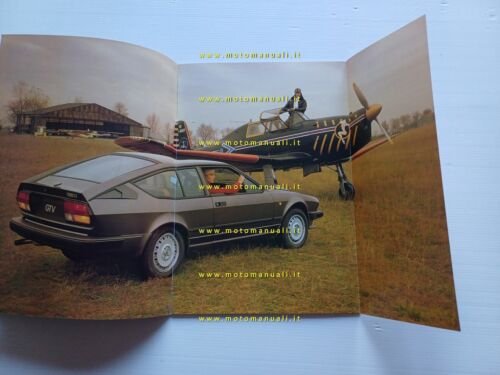 Alfa Romeo GTV 6 2.5 - 2.0 1983 depliant originale …
