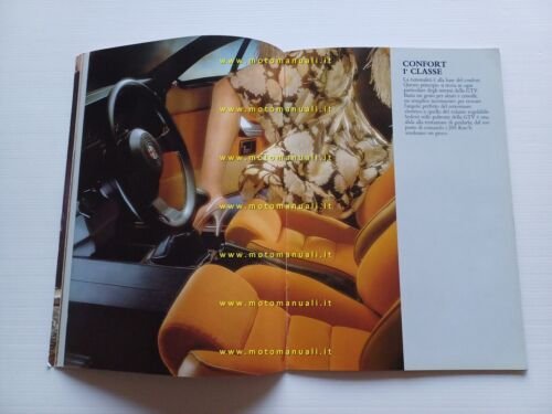 Alfa Romeo GTV 6 2.5 - 2.0 1983 depliant originale …