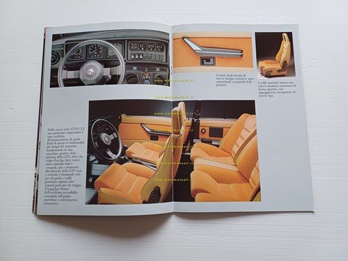 Alfa Romeo GTV 6 2.5 - 2.0 1984-85 depliant originale …