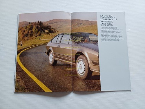 Alfa Romeo GTV 6 2.5 - 2.0 1984-85 depliant originale …