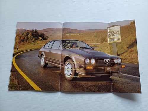 Alfa Romeo GTV 6 2.5 - 2.0 1984-85 depliant originale …
