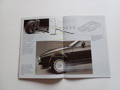 Alfa Romeo GTV 6 2.5 - 2.0 1984-85 depliant originale …