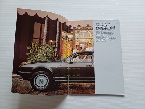 Alfa Romeo GTV 6 2.5 - 2.0 1984-85 depliant originale …