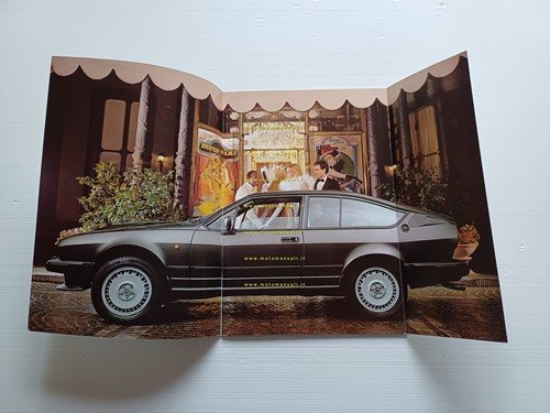 Alfa Romeo GTV 6 2.5 - 2.0 1984-85 depliant originale …